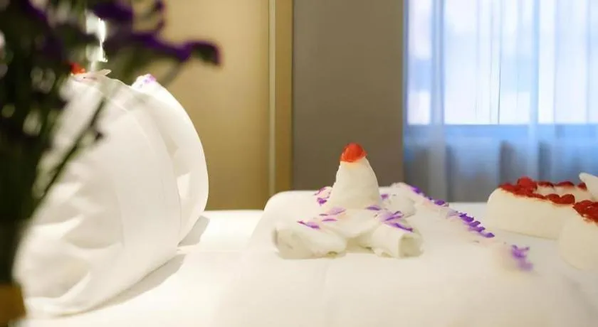 Bed in Lavande Hotel Guangzhou Tianhe Sports West Road Subway Station