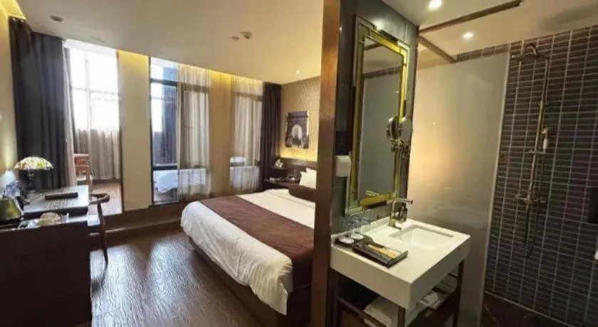 Bed in James Joyce Xi'an West Chang'an Ave University Twon