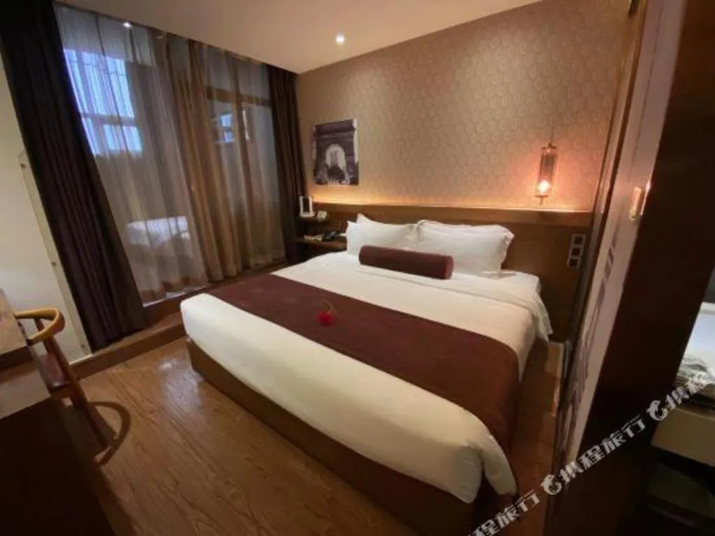 Bed in James Joyce Xi'an West Chang'an Ave University Twon