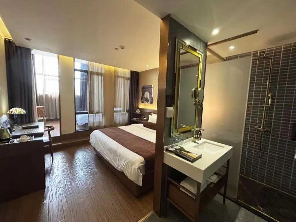 Bed in James Joyce Xi'an West Chang'an Ave University Twon