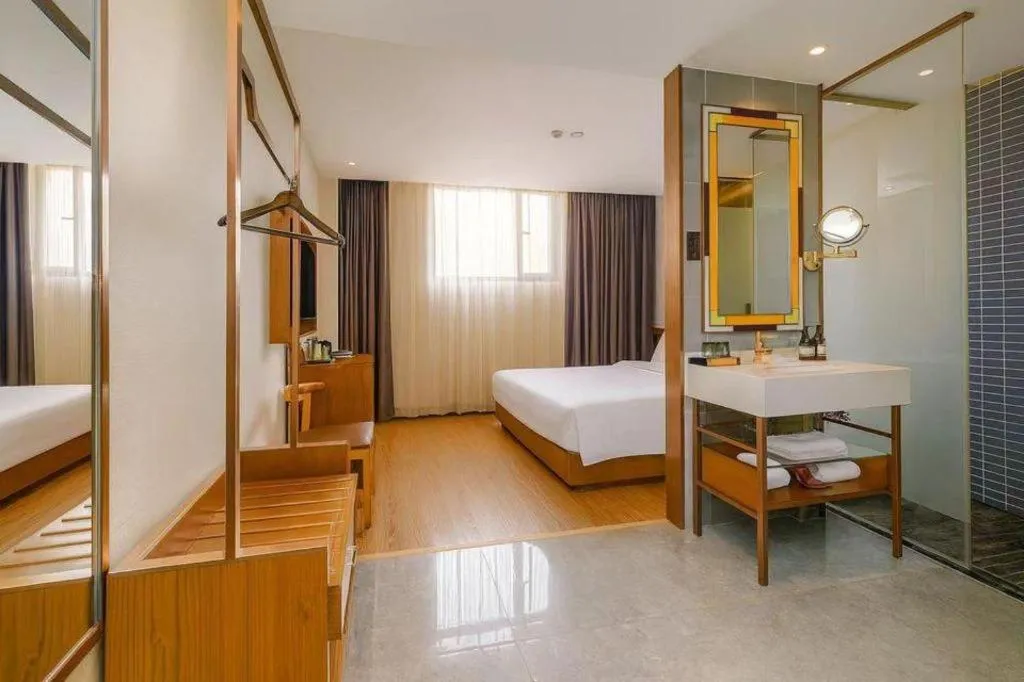 Bed in James Joyce Xi'an West Chang'an Ave University Twon