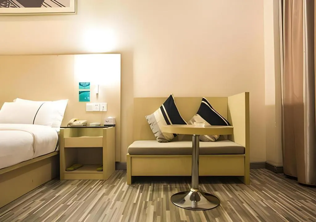 Bed in City Comfort Inn Nanning Guangxi University Xiuling Road Metro Station