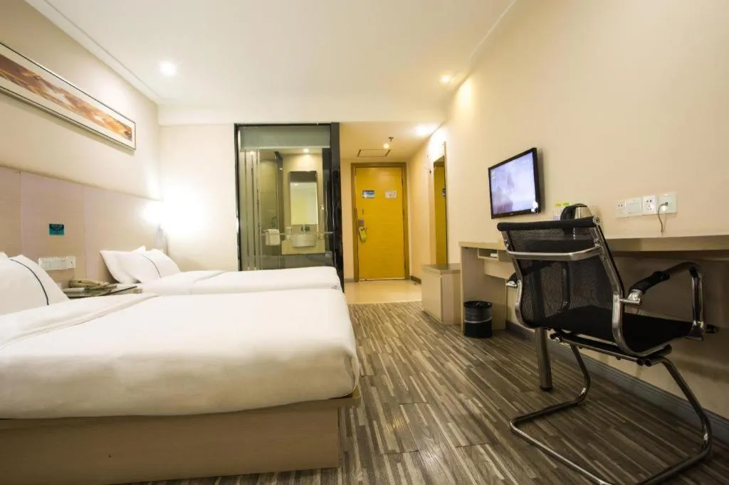 Bed in City Comfort Inn Nanning Guangxi University Xiuling Road Metro Station