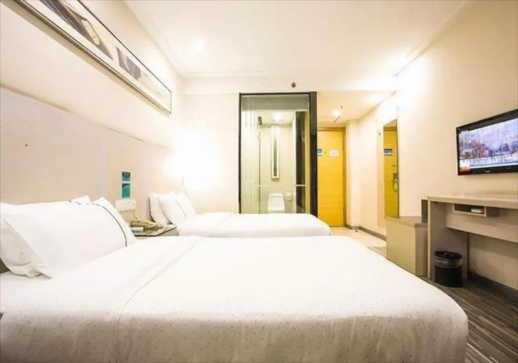 Bed in City Comfort Inn Nanning Guangxi University Xiuling Road Metro Station