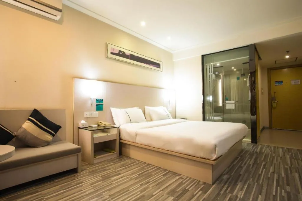 Bed in City Comfort Inn Nanning Guangxi University Xiuling Road Metro Station