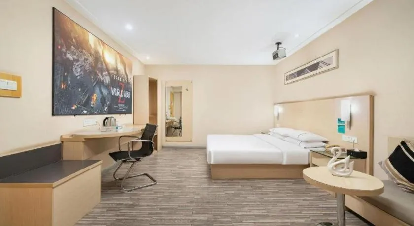 Bed in City Comfort Inn Nanning Guangxi University Xiuling Road Metro Station