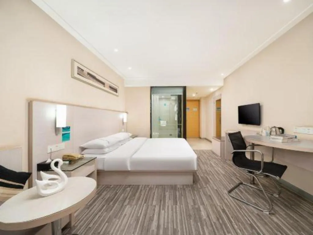 Bed in City Comfort Inn Nanning Guangxi University Xiuling Road Metro Station