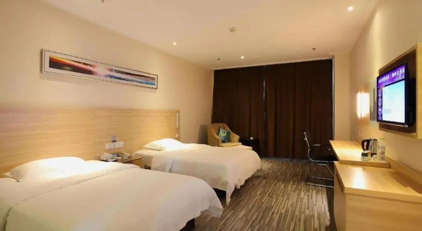 Bed in City Comfort Inn Jingzhou Ancient City Taiyue Road