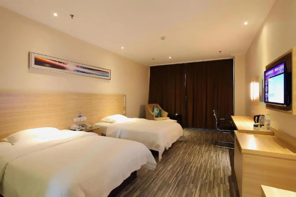 Bed in City Comfort Inn Jingzhou Ancient City Taiyue Road