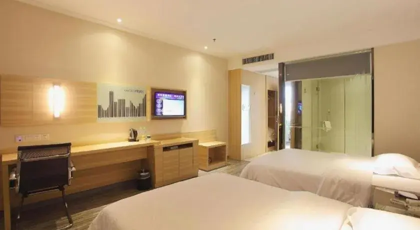 Bed in City Comfort Inn Jingzhou Ancient City Taiyue Road Bed in City Comfort Inn Jingzhou Ancient City Taiyue Road