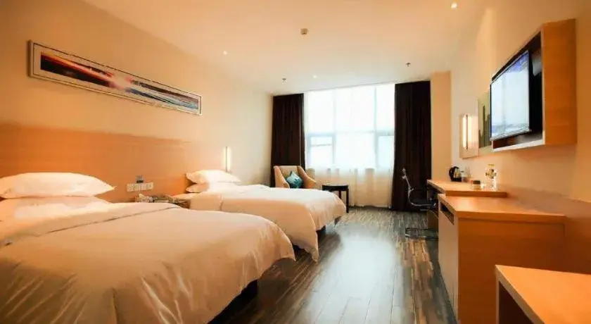 Bed in City Comfort Inn Jingzhou Ancient City Taiyue Road Bed in City Comfort Inn Jingzhou Ancient City Taiyue Road