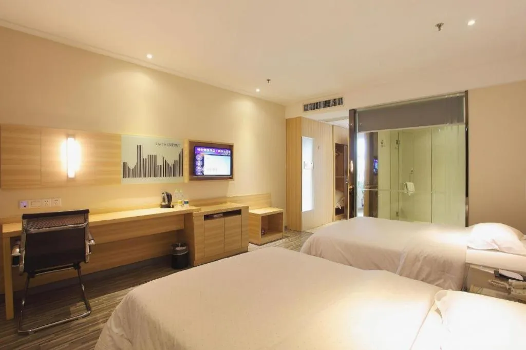 Bed in City Comfort Inn Jingzhou Ancient City Taiyue Road