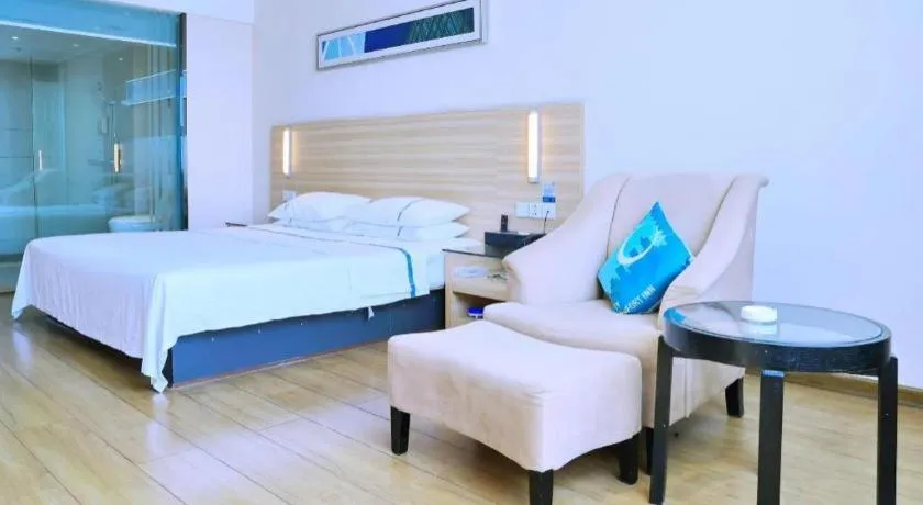 Bed in City Comfort Inn Jingzhou Ancient City Taiyue Road