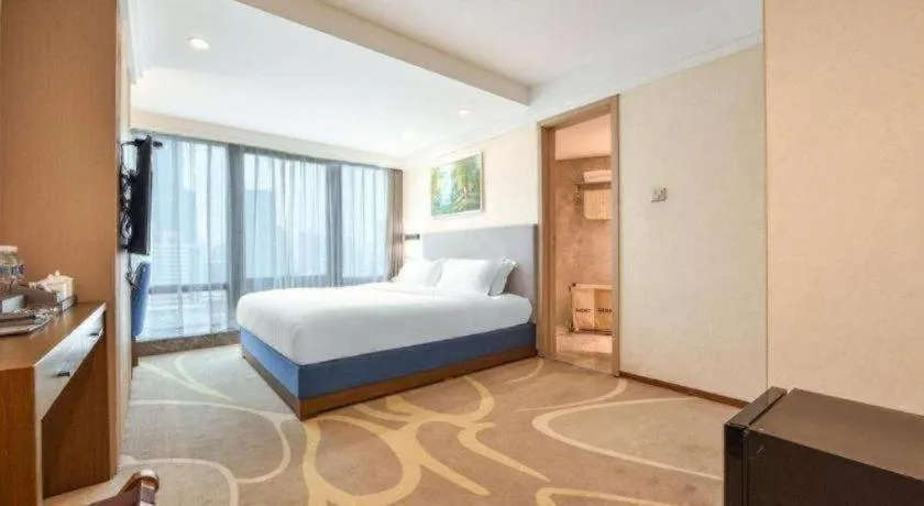 Bed in Dalian Bohai Pearl Hotel