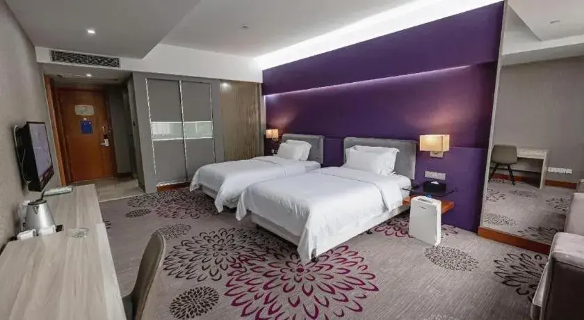 Bed in Lavande Hotels·Dongguan Nancheng Bed in Lavande Hotels·Dongguan Nancheng