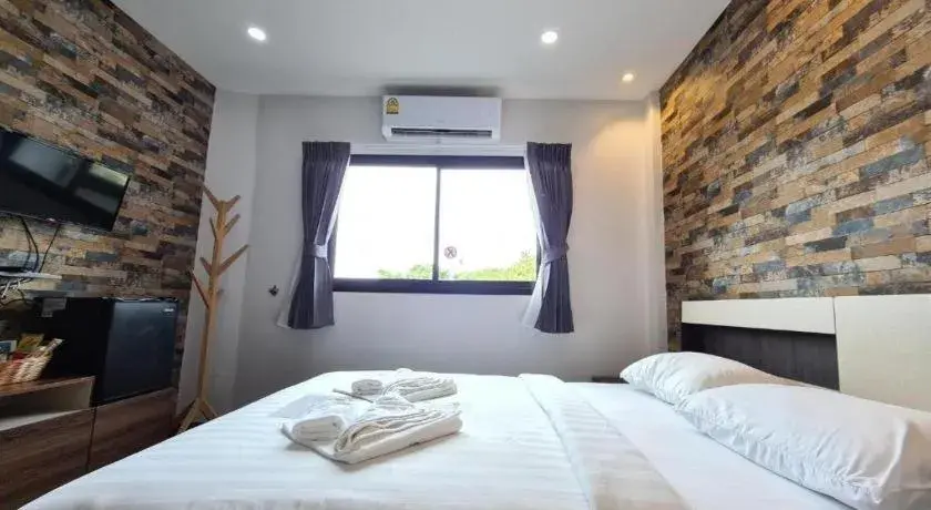 Bed in Rainbow Sky Hotel Samet Bed in Rainbow Sky Hotel Samet