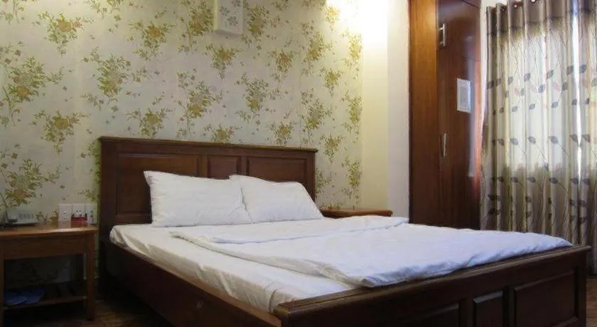 Bed in Melody Viet Hotel