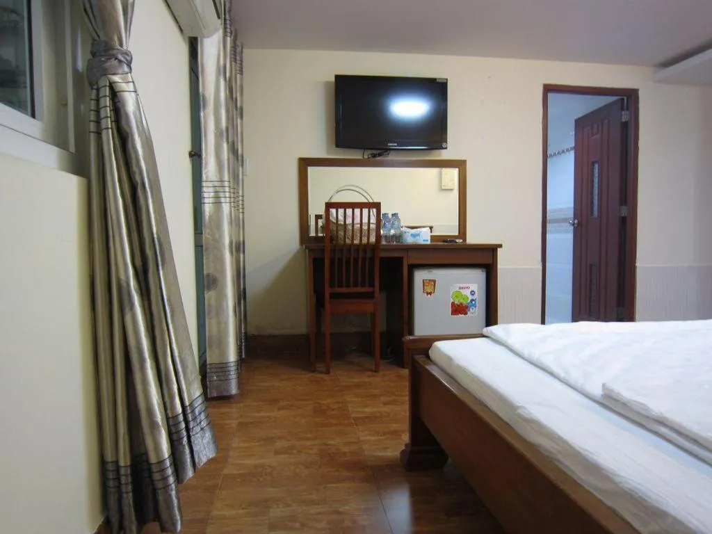 Bed in Melody Viet Hotel