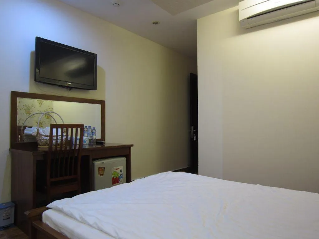 Bed in Melody Viet Hotel