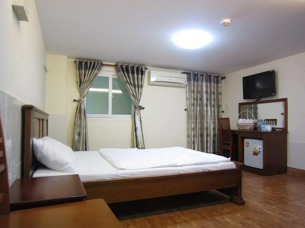 Bed in Melody Viet Hotel