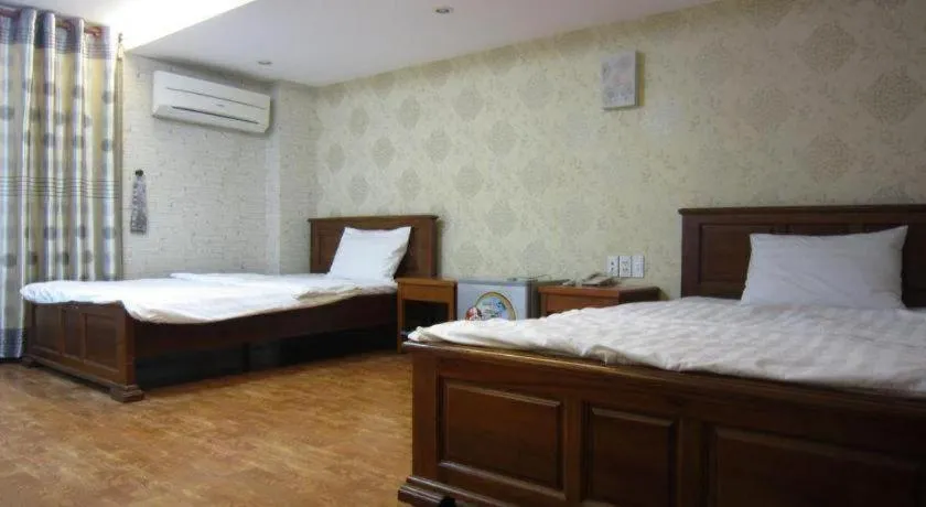 Bed in Melody Viet Hotel