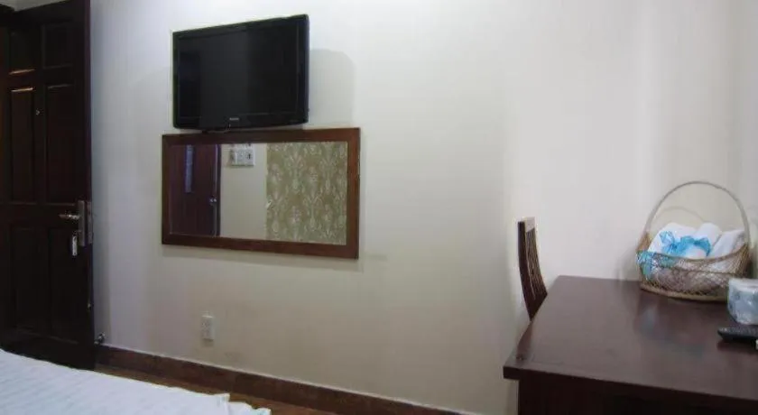 Bed in Melody Viet Hotel