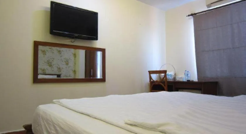 Bed in Melody Viet Hotel