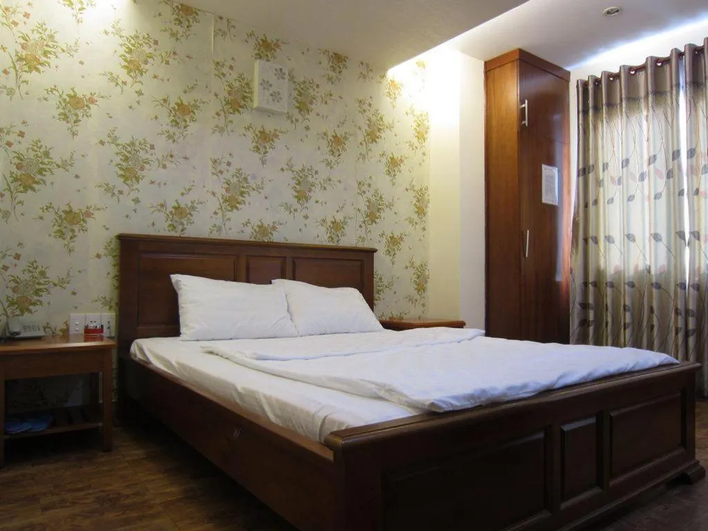 Bed in Melody Viet Hotel