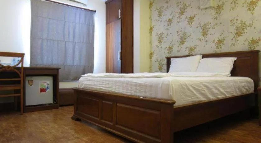 Bed in Melody Viet Hotel