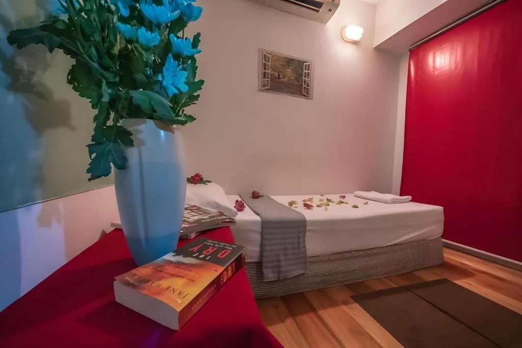 Bed in The Chilli Bangkok Hotel