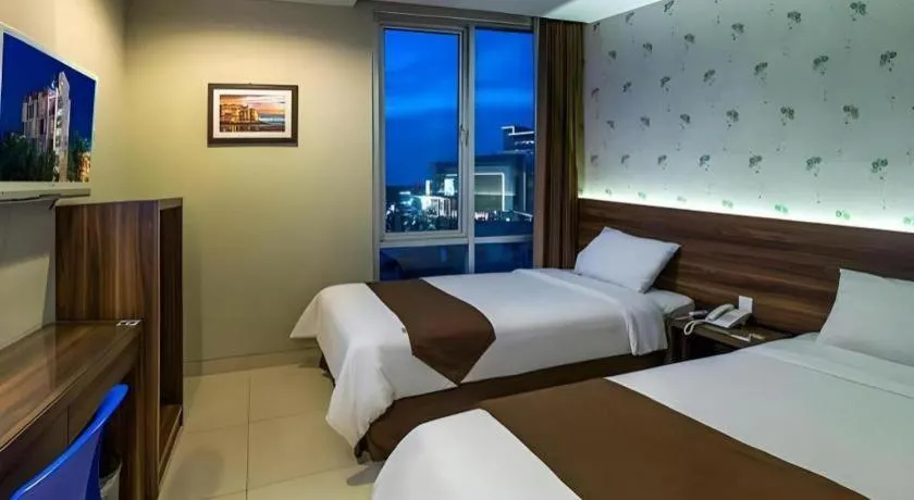 Bed in Hotel New Coklat