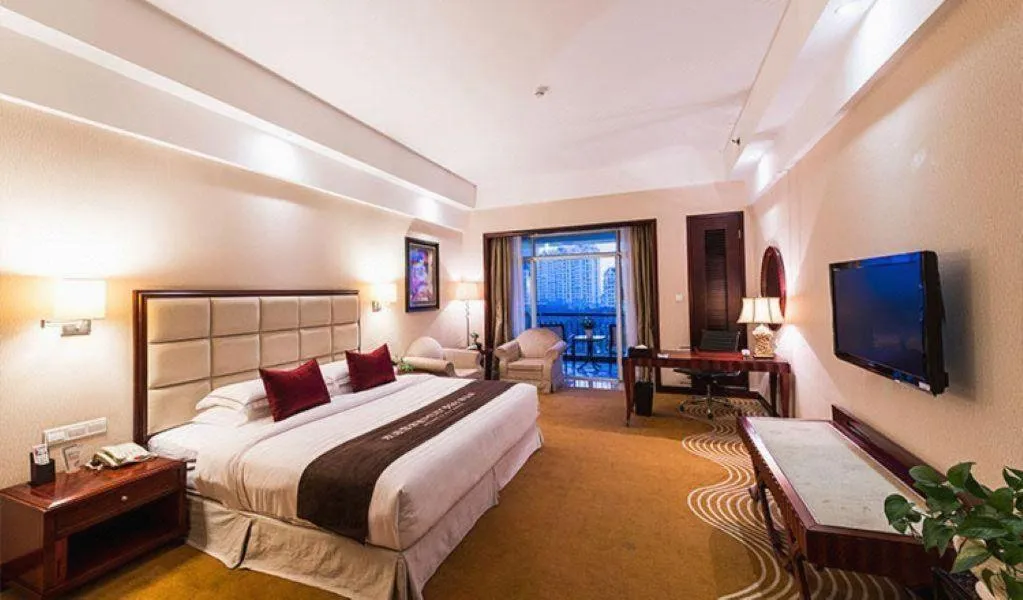 Bed in Country Garden Phoenix Hotel Europe City Chuzhou