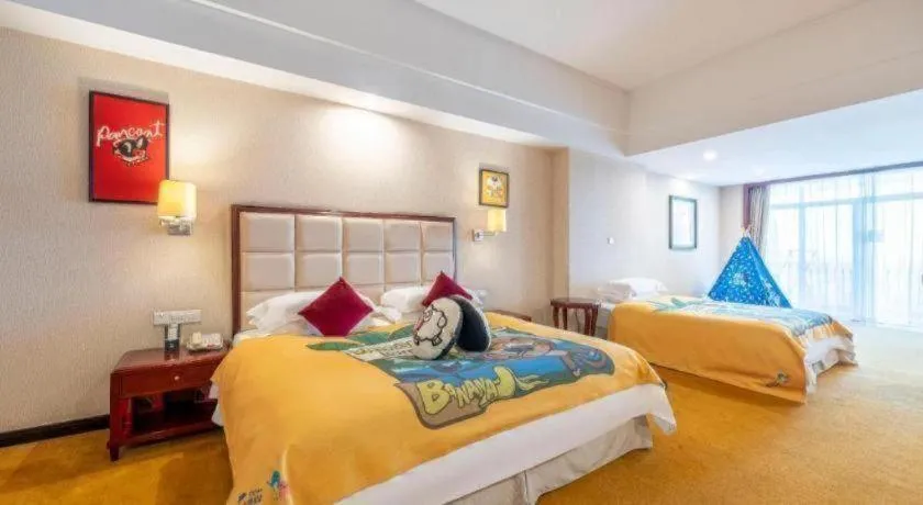 Bed in Country Garden Phoenix Hotel Europe City Chuzhou