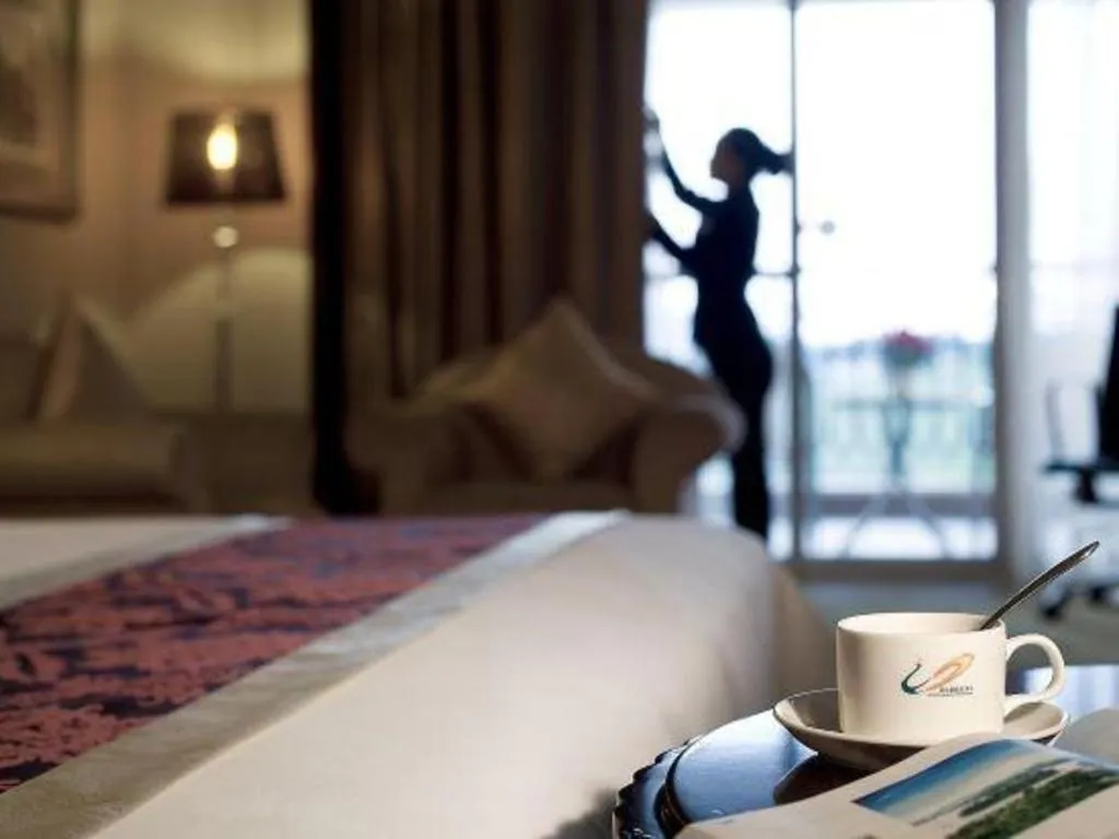 Bed in Country Garden Phoenix Hotel Europe City Chuzhou