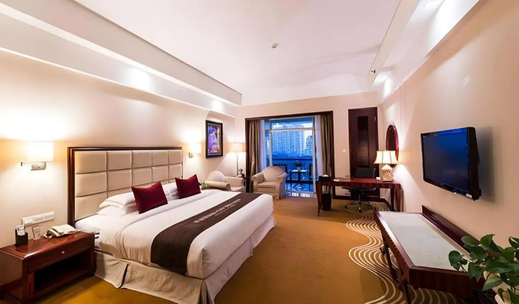 Bed in Country Garden Phoenix Hotel Europe City Chuzhou