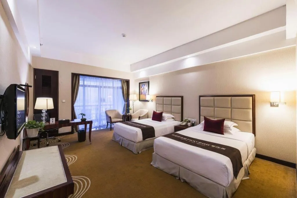 Bed in Country Garden Phoenix Hotel Europe City Chuzhou