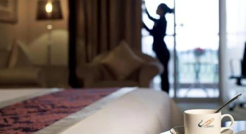 Bed in Country Garden Phoenix Hotel Europe City Chuzhou