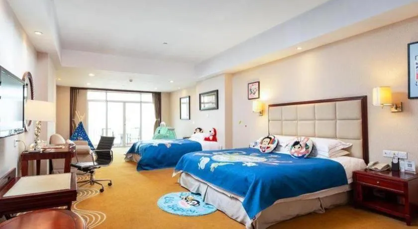 Bed in Country Garden Phoenix Hotel Europe City Chuzhou