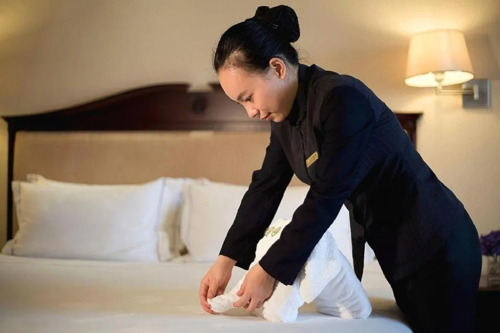 Bed in Country Garden Phoenix Hotel Europe City Chuzhou