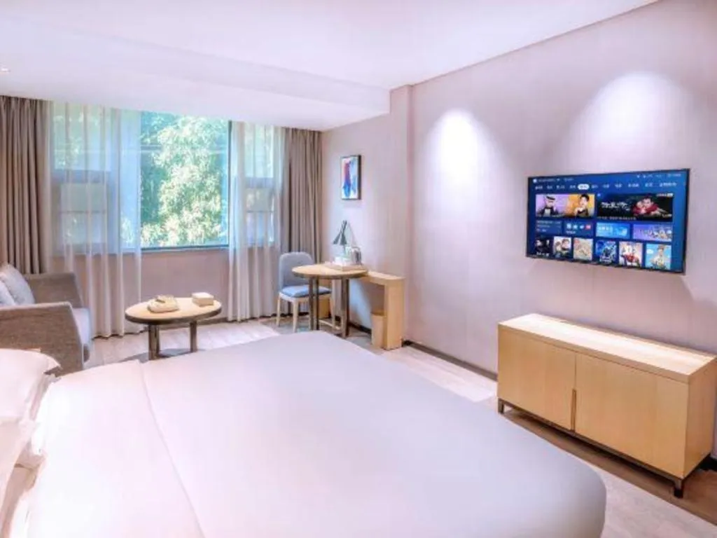 Bed in Echarm Hotel Nanning Nationalities Square Metro Station