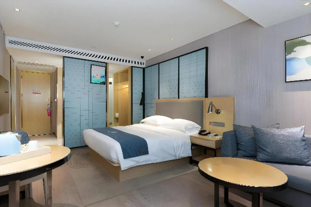 Bed in Echarm Hotel Nanning Nationalities Square Metro Station