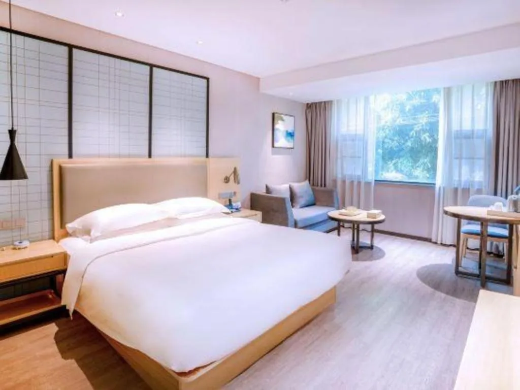 Bed in Echarm Hotel Nanning Nationalities Square Metro Station