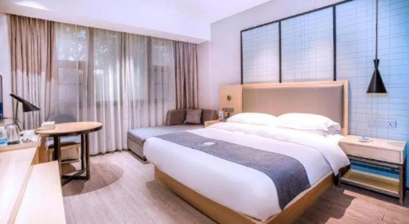 Bed in Echarm Hotel Nanning Nationalities Square Metro Station