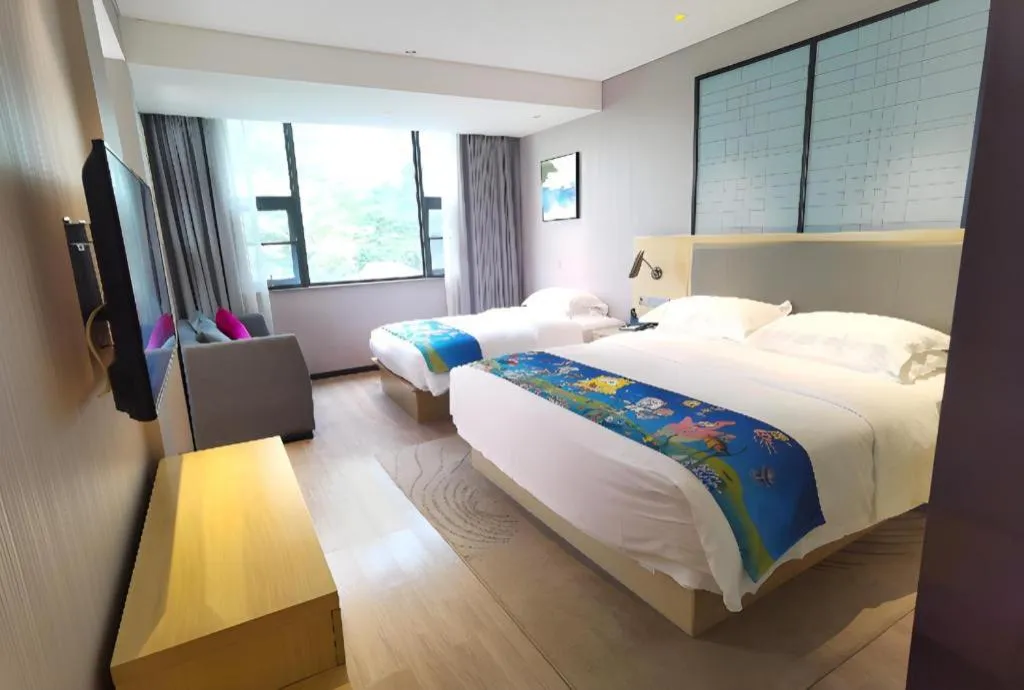 Bed in Echarm Hotel Nanning Nationalities Square Metro Station