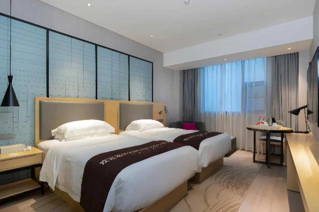 Bed in Echarm Hotel Nanning Nationalities Square Metro Station