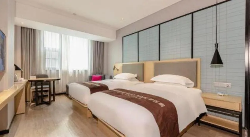 Bed in Echarm Hotel Nanning Nationalities Square Metro Station