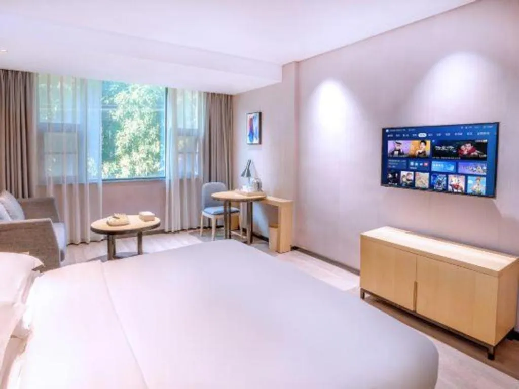 Bed in Echarm Hotel Nanning Nationalities Square Metro Station