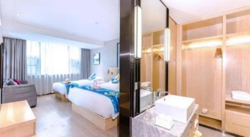 Bed in Echarm Hotel Nanning Nationalities Square Metro Station