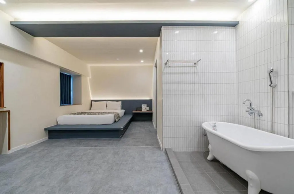 Bed in Gangneung (Jeongdongjin) Jeongdongjin Motel