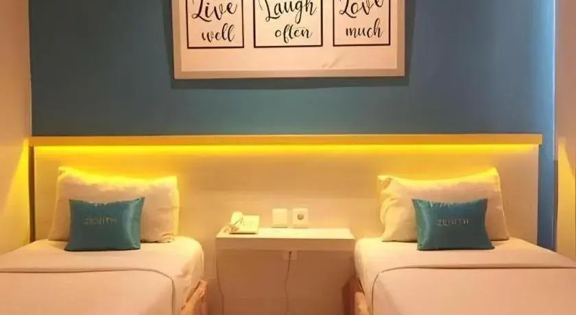 Bed in Zenith Hotel Bed in Zenith Hotel